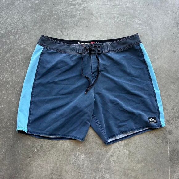 Quiksilver Other - Quiksilver Men's Navy and Blue Swim-briefs-shorts